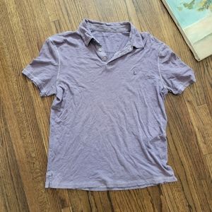 John Varvatos polo purple, excellent condition.